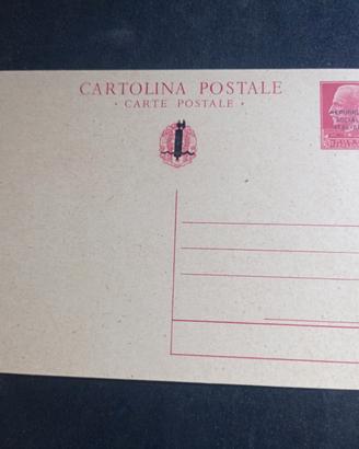 CARTOLINA POSTALE "IMPERIALE" (FIL.C 106•Cent.75)
