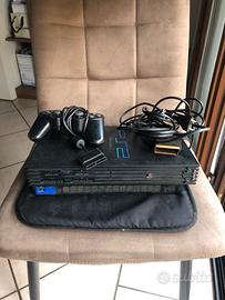 Console PS2 nera completa