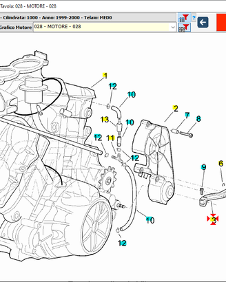-Leva cambio Aprilia RSV R 1000 AP8106379