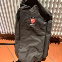 Zaino MSI gaming grigio rosso