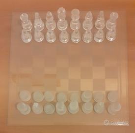 Scacchiera in vetro 25x25