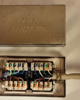 Box / scatola giunzione cavo di rete