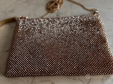 Pochette Nunalie rosè con tracolla