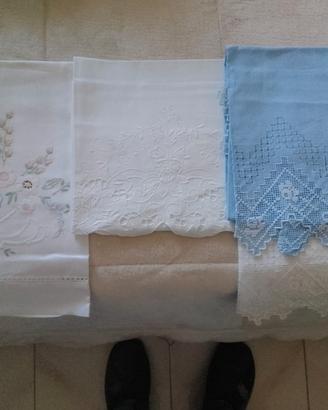 Tovaglie da bagno ricamate a mano