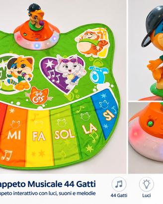 Tappeto musicale Chicco 44 Gatti – Luci e Suoni