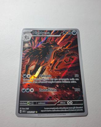 Mightyena illustration rare ASC 243/217 ITA