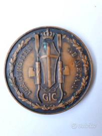 Medaglia premio/Medaglia sportiva d'epoca GIC