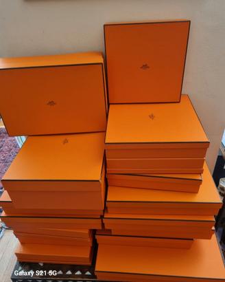 scatole vuote Hermes
