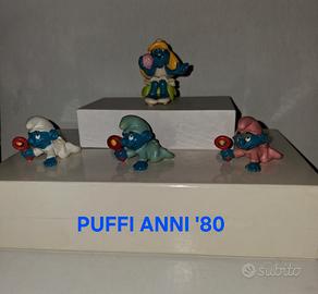  Puffi anni '80 da collezione 