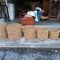 cesti cilindrici porta vasi 