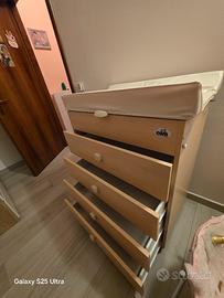 cassettiera fasciatoio cam