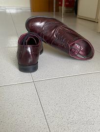 Mocassini derby bordeaux di Tata