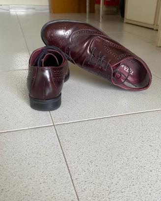 Mocassini derby bordeaux di Tata