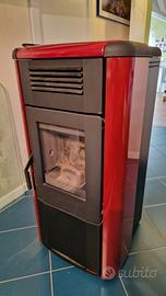 Stufa a Pellet VIVIANA 10 KW Bordeaux Nordica