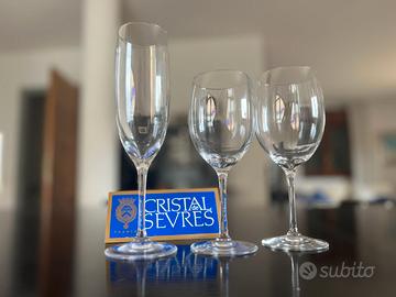 6 Calici Cristallo "Cristal de Sèvres" pz tot 18