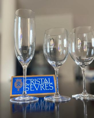 6 Calici Cristallo "Cristal de Sèvres" pz tot 18