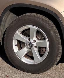 Tiguan 1 cerchi in lega con pneumatici invernali