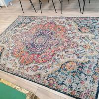 Tappeto orientale effetto vintage 230 cm x 158 cm