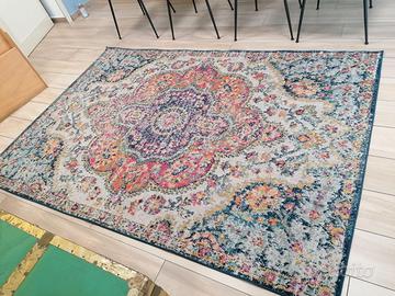 Tappeto orientale effetto vintage 230 cm x 158 cm