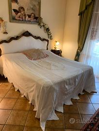 Coperta e cuscino ricamo fatto a mano