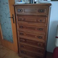 cassettiera in legno