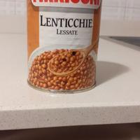 Scatola di lenticchie vintage 1995