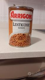 Scatola di lenticchie vintage 1995