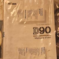 Manuale Nikon D90 più  CD del medesimo