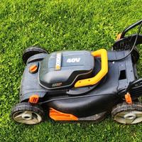 WORX Tagliaerba mulching e cesto di raccolta