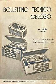 Radio - Geloso - Bollettino tecnico Geloso n. 68
