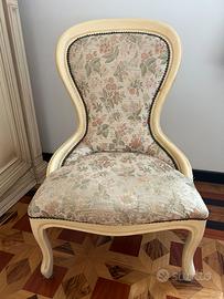 Camera da letto classica dipinta a mano