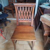 6 sedie in legno