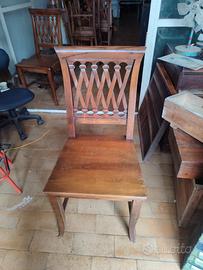 6 sedie in legno