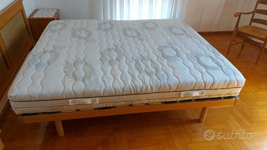 materasso matrimoniale medico+rete doghe