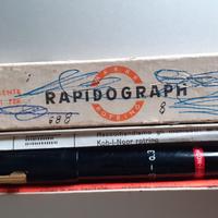 PENNA CHINA ROTRING RAPIDOGRAPH CON ACCESSORI