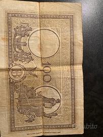 Banconota 100 lire grande - anno 1943