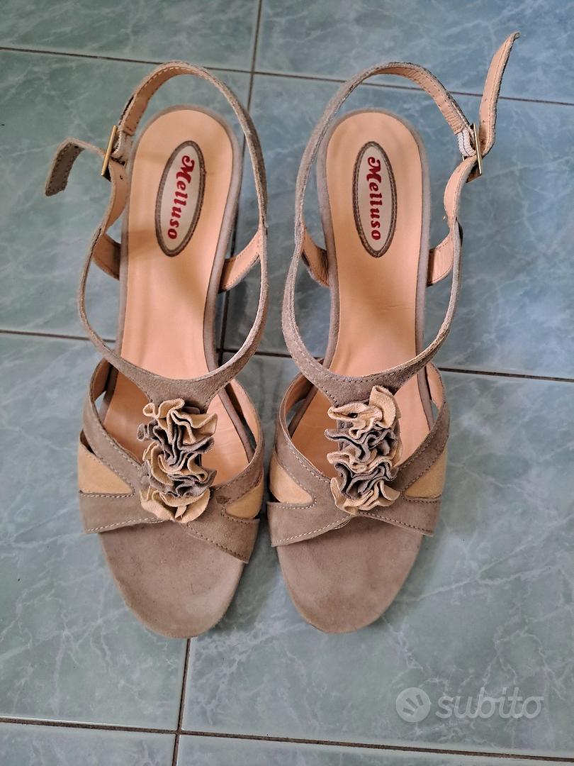 sandali con tacco alto n.41 marca Melluso Abbigliamento e Accessori In vendita a Siracusa