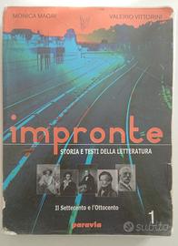 Libro Impronte 1 - '700-'800 letteratura ita