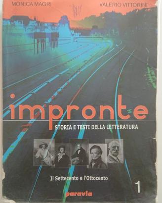 Libro Impronte 1 - '700-'800 letteratura ita