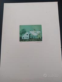 dipinto ANNI 60 AUTOGRAFATO