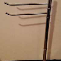 Piantana porta asciugamani a 3 braccia in acciaio