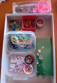 perline e elasticini  per braccialetti