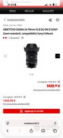 Il SIGMA 24-70mm F2.8 DG DN II
