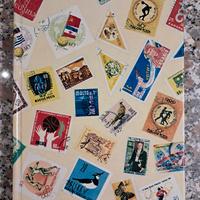 Album collezione 20 pagine con 400 francobolli 