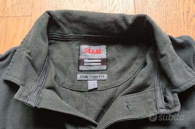 Polo a manica lunga SLAM uomo verde L