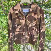 Giacca BOMBER mimetica donna vera pelle