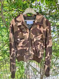 Giacca BOMBER mimetica donna vera pelle