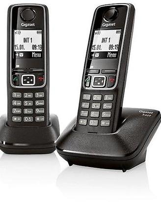 GIGASET A420 DUO Coppia Cordless black DECT