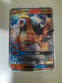 Carta pokemon Entei gx in inglese