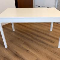 Tavolo in legno bianco IKEA allungabile